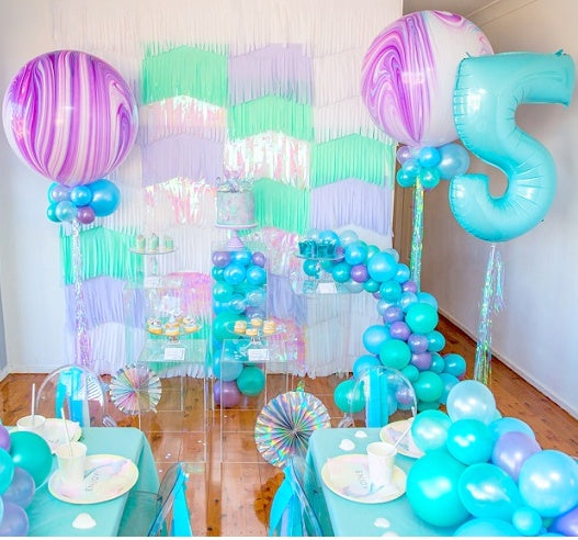 Mermaid Birthday Party (Under the Sea) - Dinner at the Zoo