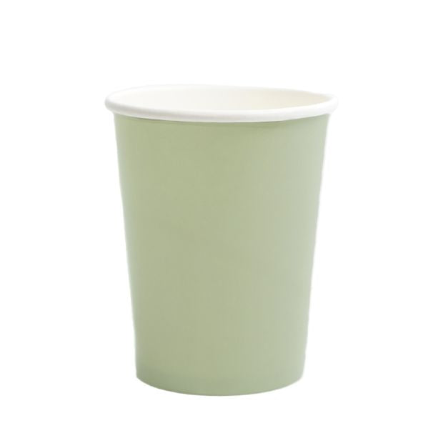  64 Pcs Eucalyptus Cups Greenery Paper Cup 9 oz Disposable  Coffee Paper Cups for Sage Green Party Decorations Bridal Shower Paper Cups Green  Paper Cups for Baby Shower Holidays Birthday Wedding : Health & Household