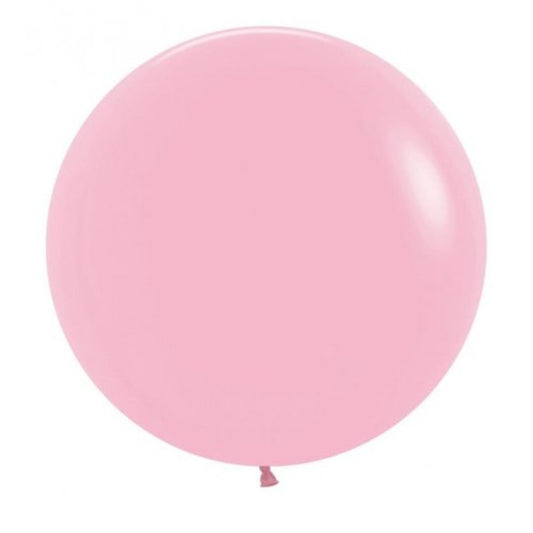 60cm Jumbo Round Balloon -  Fashion Pink