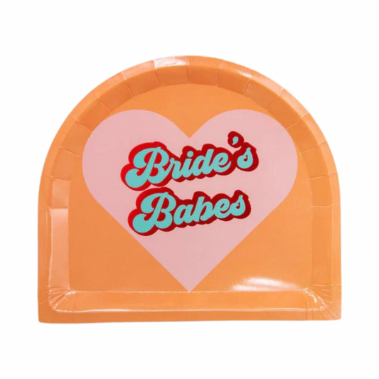 Bride's Babes Arched Dinner Plates 8pk