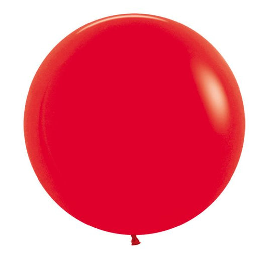 60cm Standard Red Round Balloon