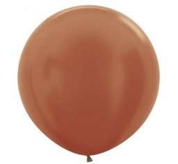 60cm Jumbo Round Balloon - Metallic Copper