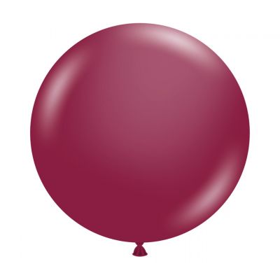 90cm Jumbo Round Balloon - Sangria (Burgundy)