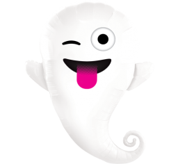Halloween Foil Emoticon Ghost Balloon