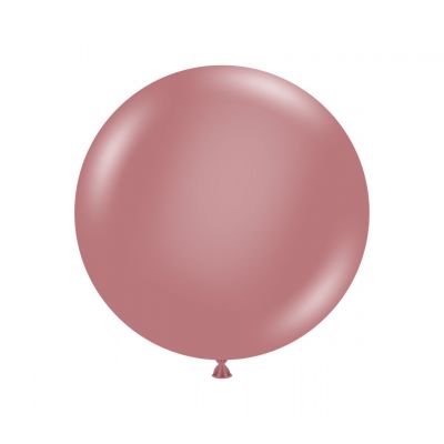 60cm Jumbo Round Balloon - Canyon Rose