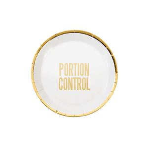 Portion Control Canape Paper Plates