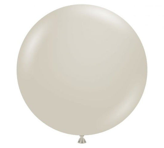 90cm Jumbo Round Balloon - Stone
