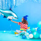 Jumbo Glossy Foil Shark Balloon
