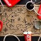 Pirate Party Treasure Map Paper Place Mats - Pack of 6