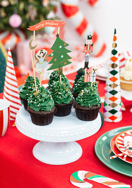 Nutcracker Christmas Mix Cupcake|Food Toppers