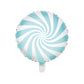 Candy Swirl Balloon - Light Blue