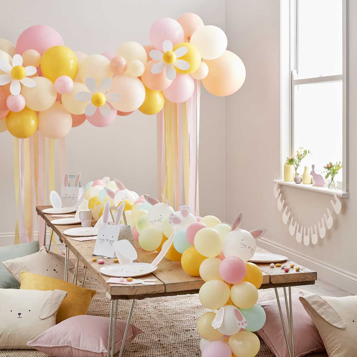 Pastel + Daisy Balloon Garland Kit