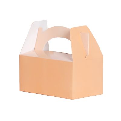 Lunch Box/Treat Box Classic Pastel Peach - Pack of 5