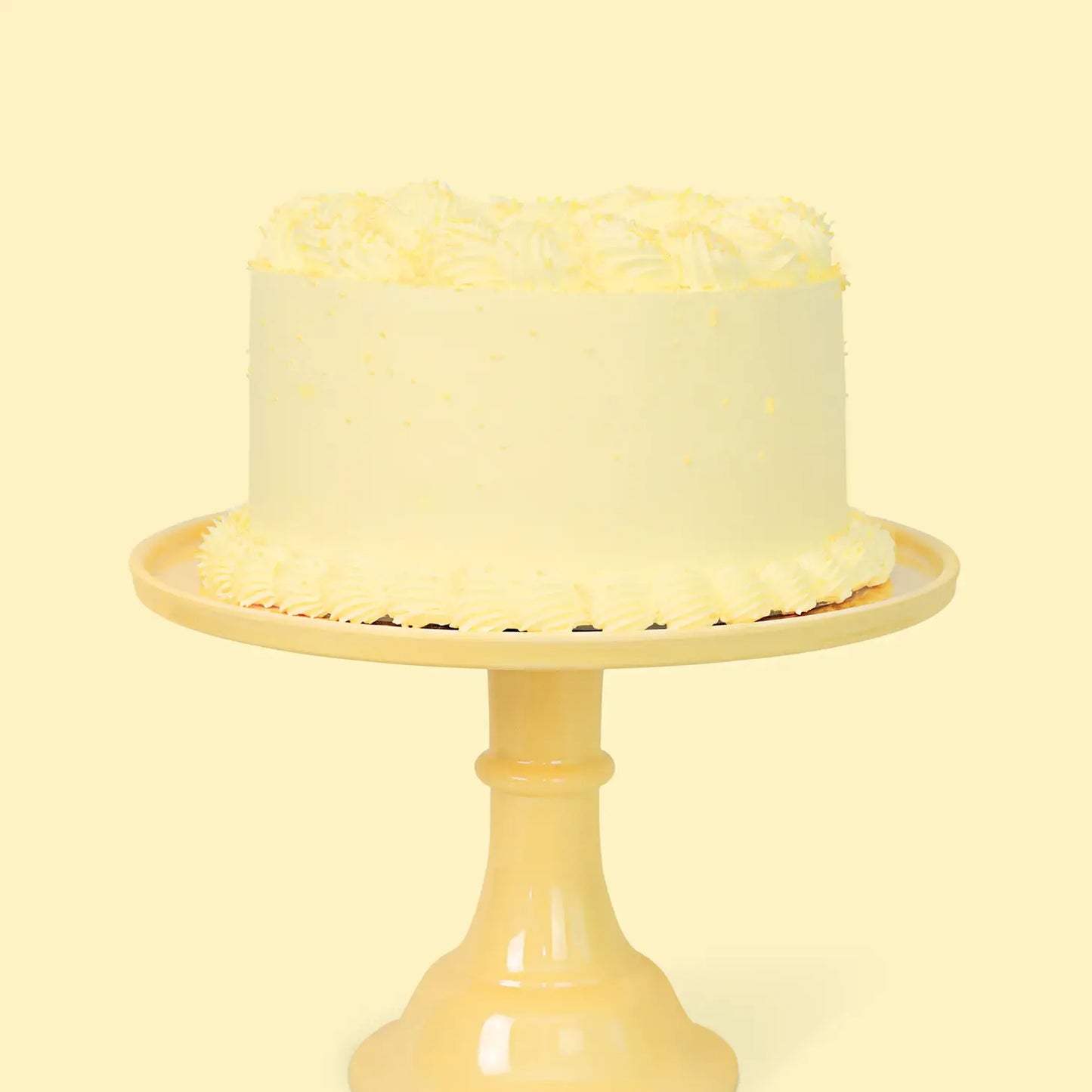 Melamine Bespoke Cake Stand Large- Daisy Yellow