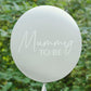 Mummy To Be Baby Shower Balloon with Botanical Tail