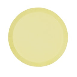 Classic Pastel Yellow Small Plates - Pack of 10