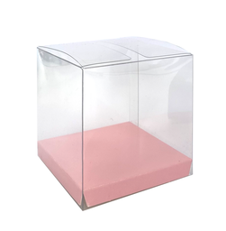 Clear Favour Party Box Pastel Pink - Pack of 10