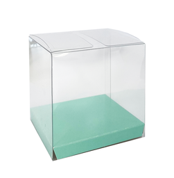 Clear Favour Party Box Pastel Mint Green - Pack of 10