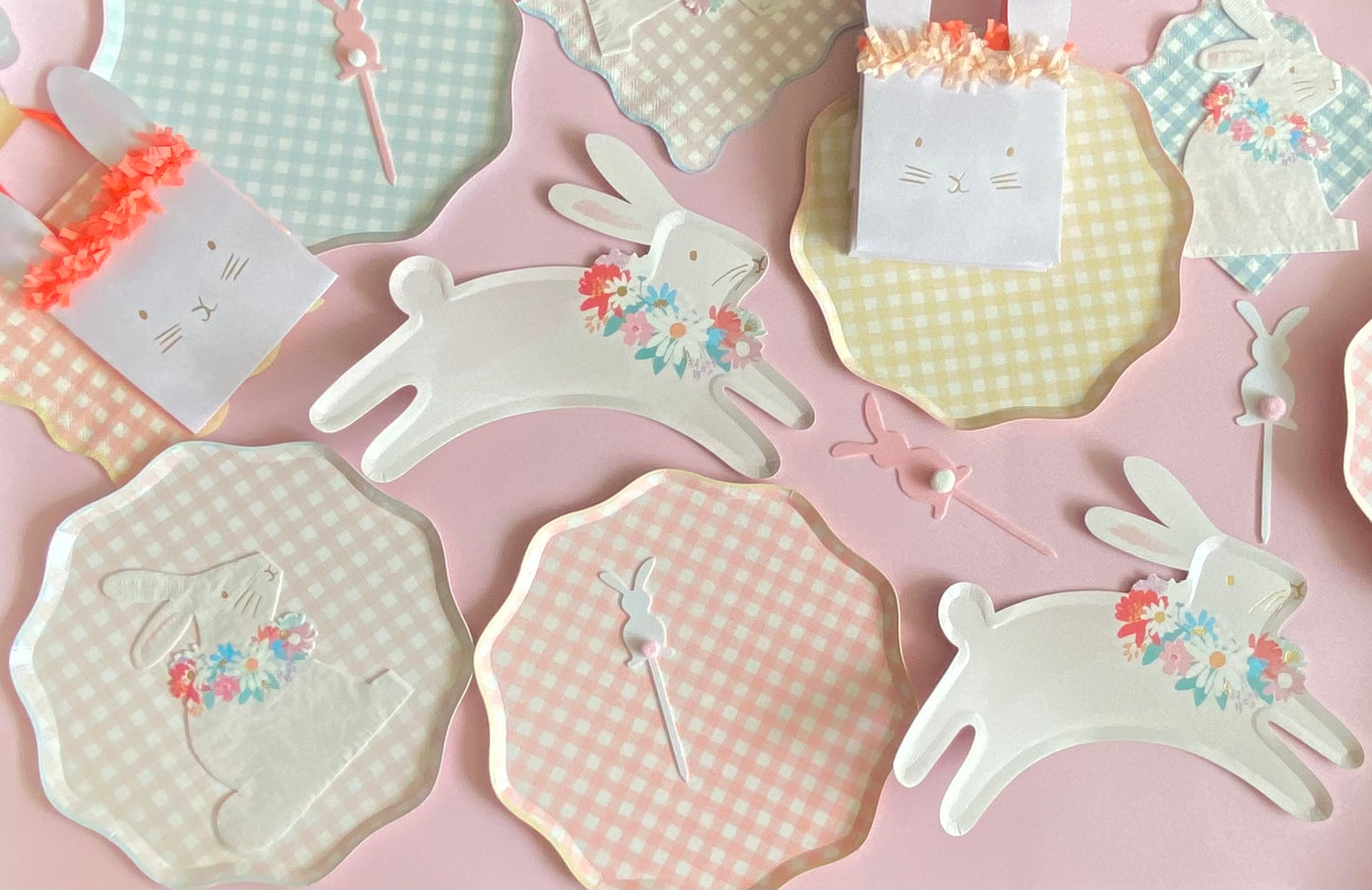 Spring Bunny Paper Plates