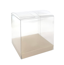 Clear Favour Party Box Pastel White Sand - Pack of 10