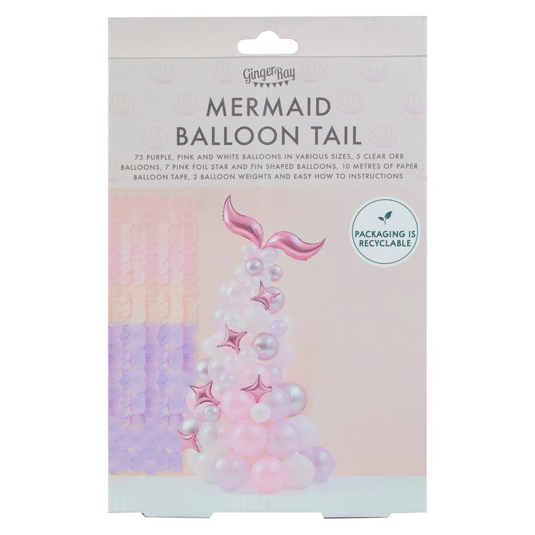 Mermaid Tail Balloon Arch Kit