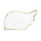 White Angel Wing Paper Cocktail Napkins