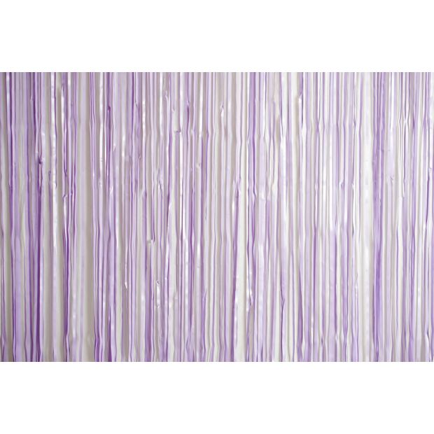Pastel Matte Lavender Foil Fringe Curtain Backdrop