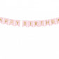 Happy Birthday Bunting - Light Pink