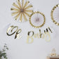 'Oh Baby' Gold Script Bunting