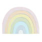 Pastel + Iridescent Rainbow Shaped Paper Napkins