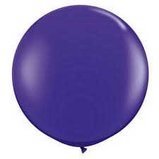 90cm Jumbo Round Balloon - Purple