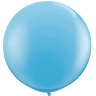 90cm Jumbo Round Balloon - Pale Blue