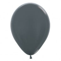 30cm Metallic Graphite Balloon