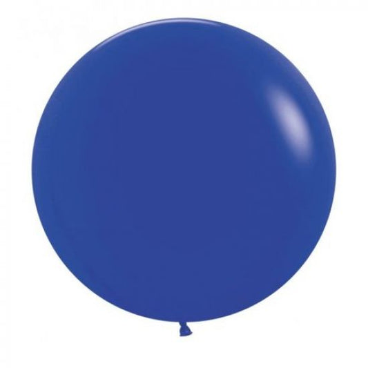 60cm Round Balloon - Royal Blue
