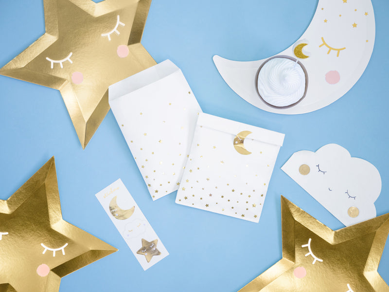 Little Star Paper Treat Bags + Stickers