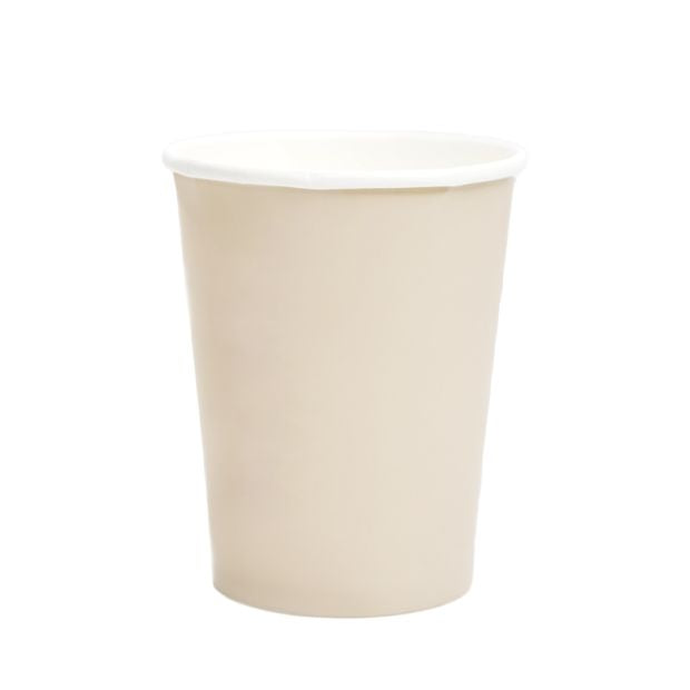 White Sand Paper Cups - 10 Pk