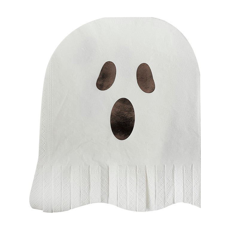 Halloween Ghost Fringe Paper Napkins 16pk
