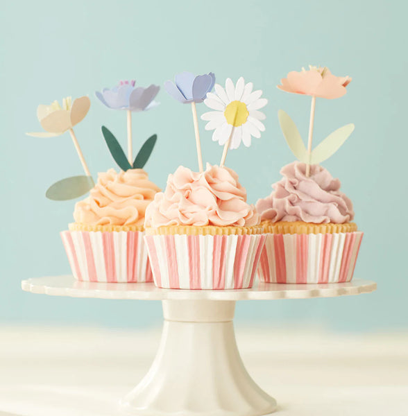 Flower Garden Cupcake Kit - Pack of 12