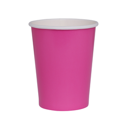 Flamingo Pink Paper Cups - Pack of 20