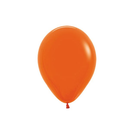 Orange 12cm Mini Balloon
