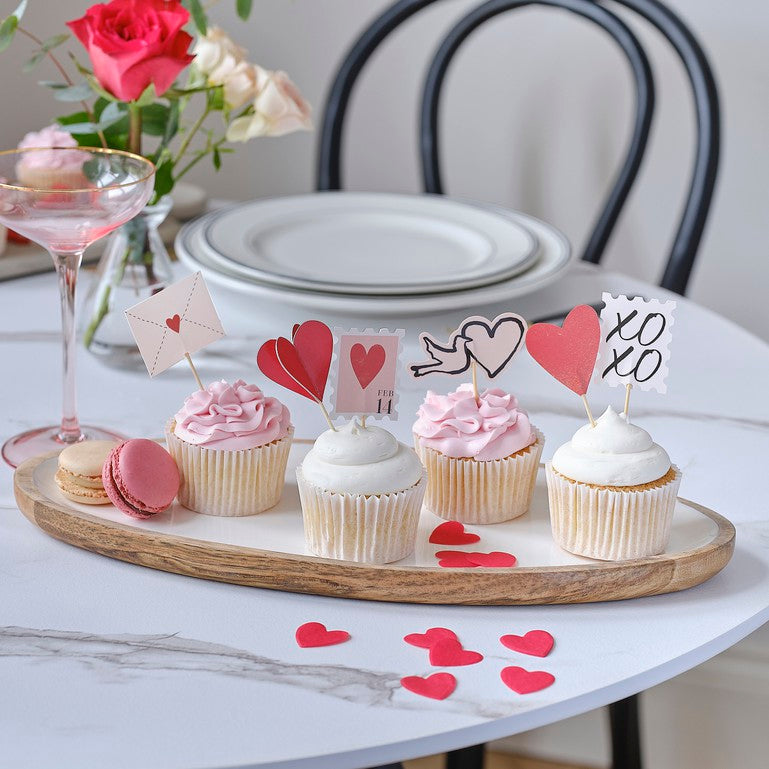 Love Inspired Cupcake Toppers - Set of 12