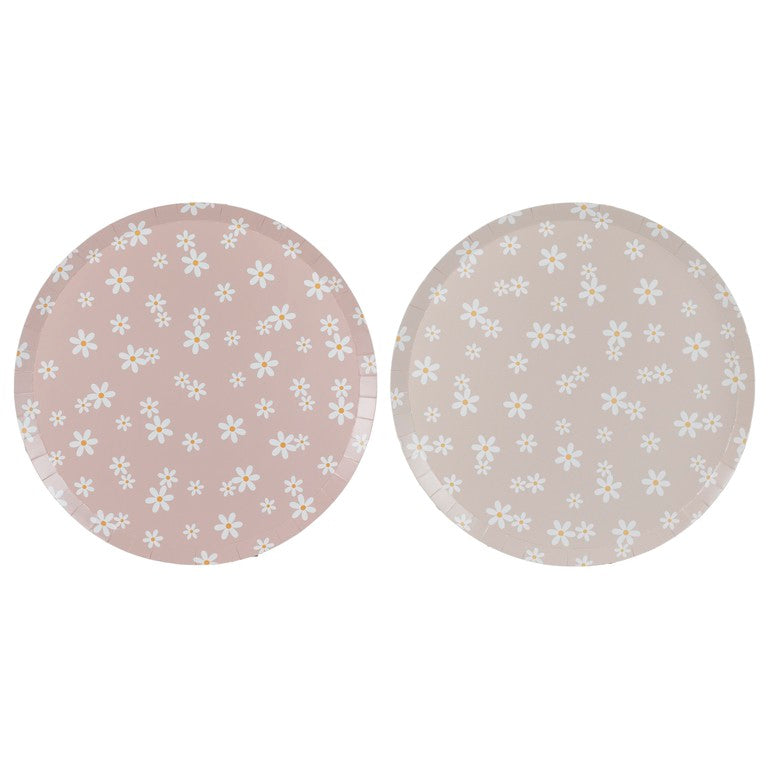 Daisy Floral Paper Plates 