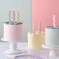 Pastel Wave Birthday Candles - Pack of 6