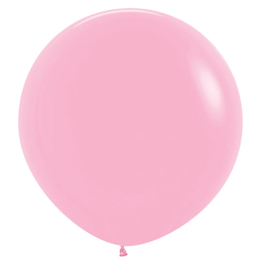 90cm Jumbo Round Balloon - Fashion Pink
