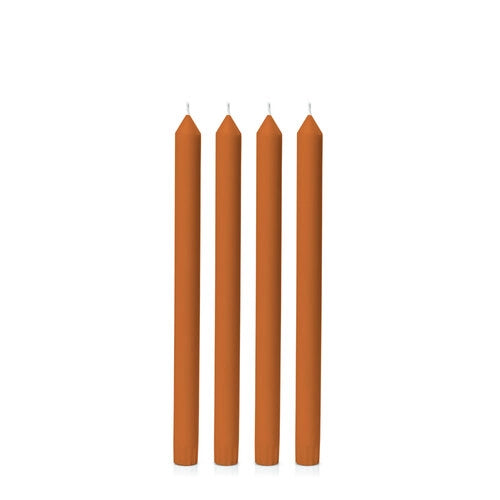 Baked Clay 30cm Moreton Eco Dinner Candles - Pack of 4