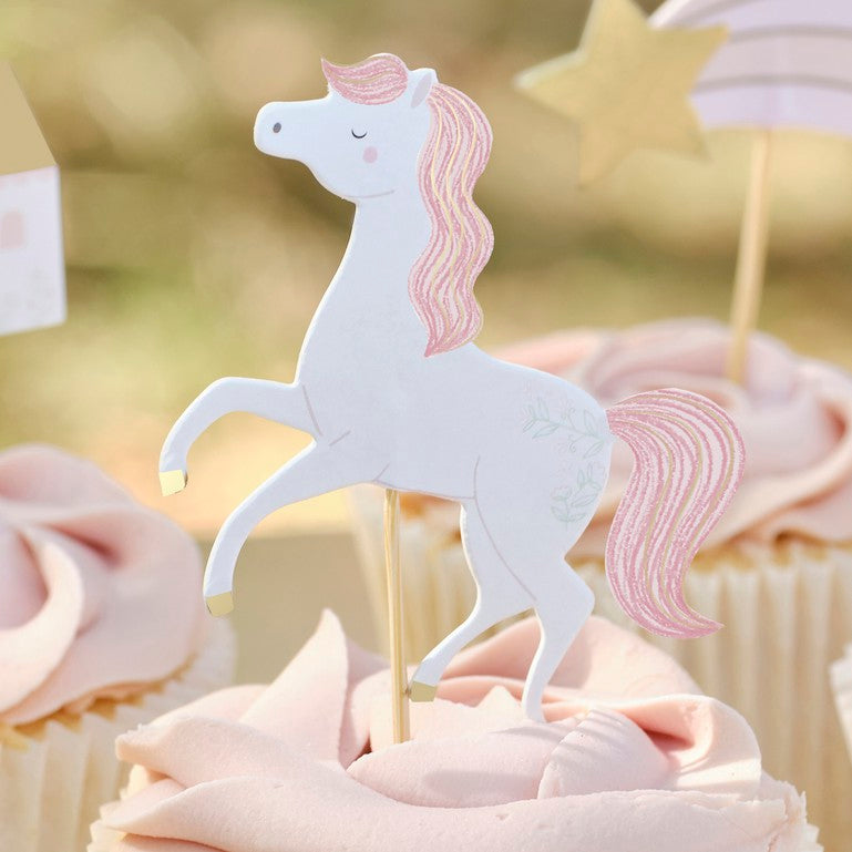 Princess Party Cupcake Topper Set