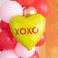 Foil "XOXO" Candy Heart Balloon