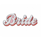 Bride Iron On Patch