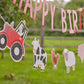 Farm Party Happy Birthday Bunting Decoration