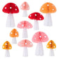 Honeycomb Toadstool Decorations 10 pack